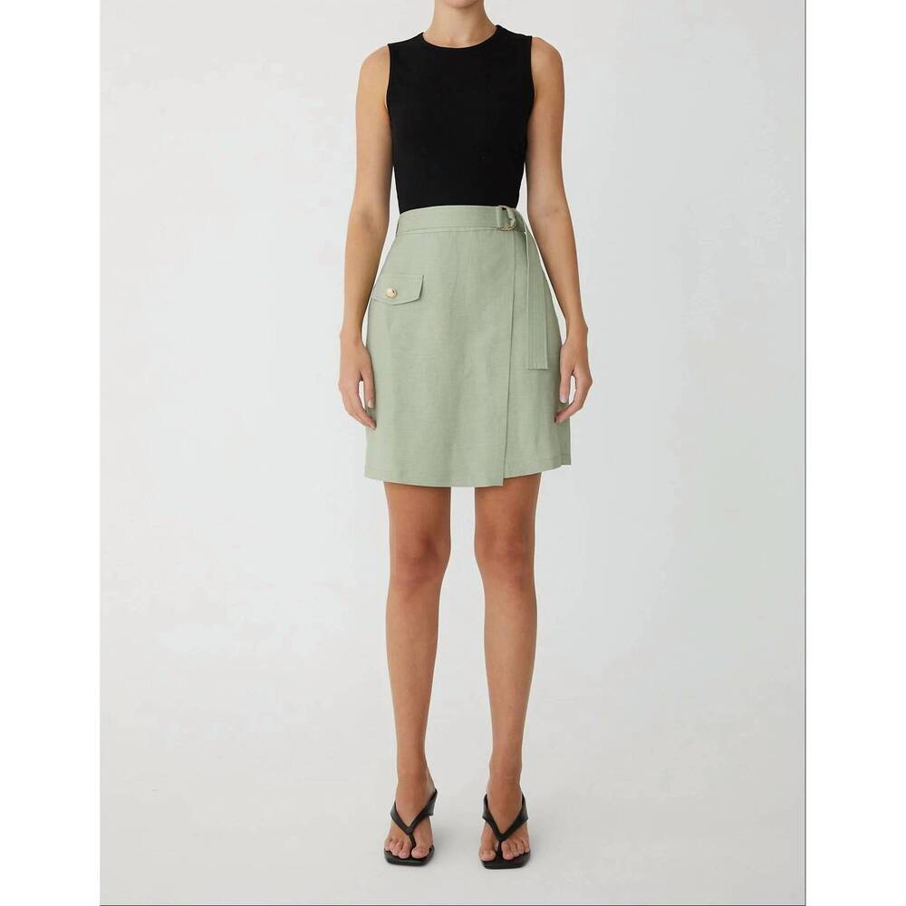 NEW JS71 renata dress in black/sage
